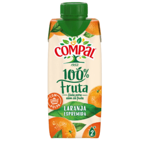 COMPAL 100% FRUTA LARANJA 33CL