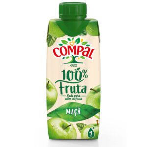 COMPAL 100% FRUTA MAÇÃ 33CL
