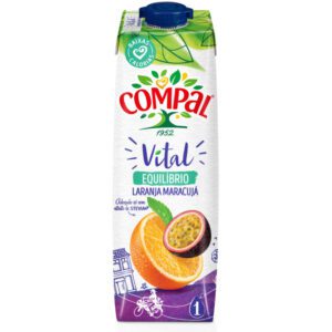 COMPAL VITAL LARANJA MARACUJÁ 1L