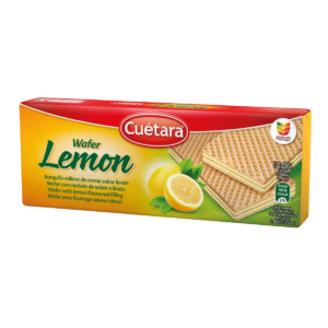 Bolachas Wafers com Recheio de Limão