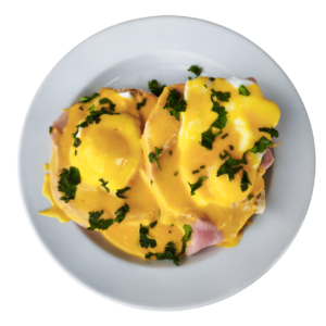 Ovos benedict com fiambre