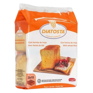 Tostas com farinha de trigo
