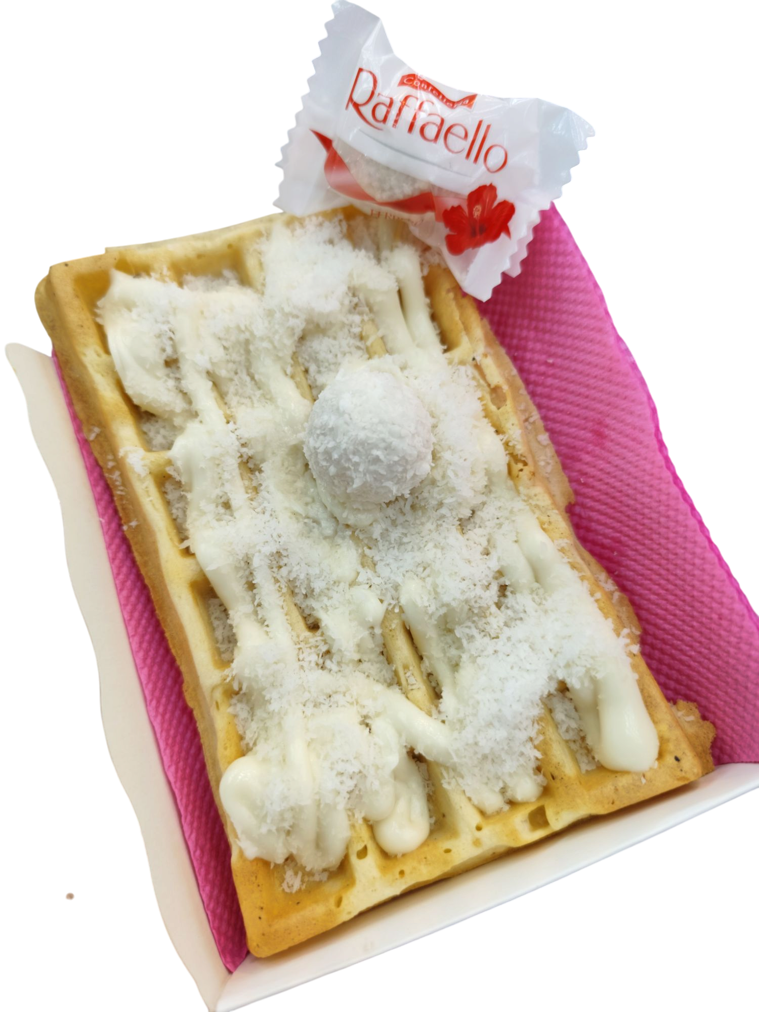 Waffle de raffaello