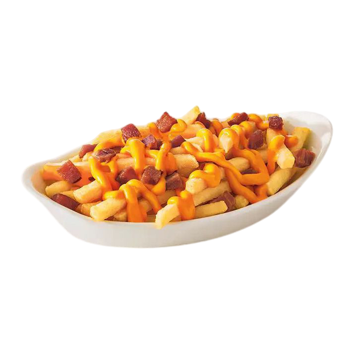 Batatas Fritas Família com bacon e Cheddar