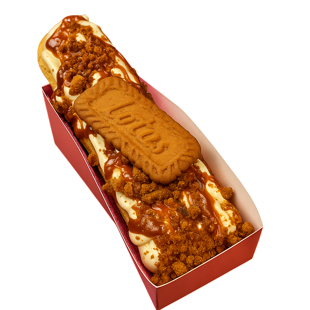 Churro recheado especial Bolacha Lotus
