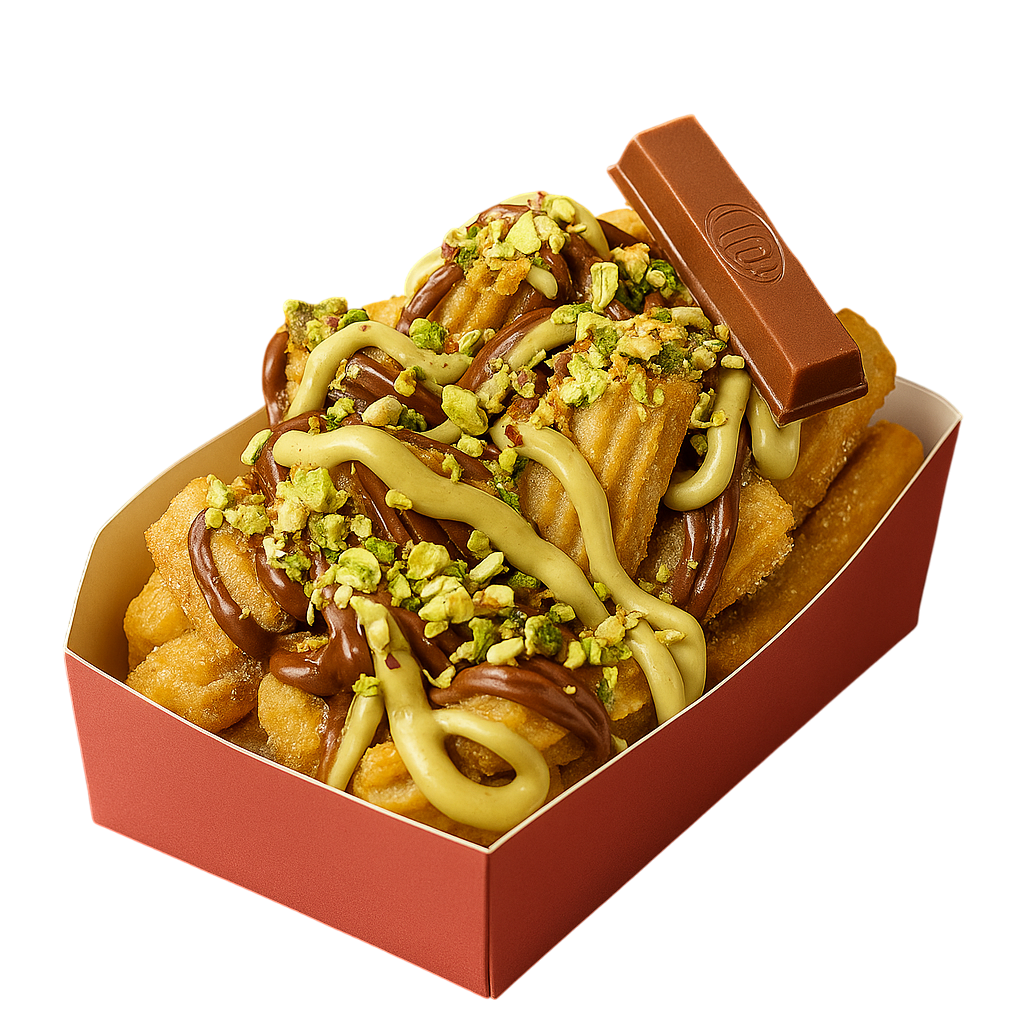 Box mini churrinhos chocolate do Dubai